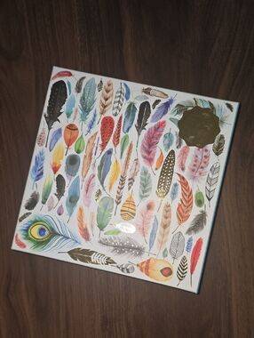 Galison Feathers 500-Piece Puzzle